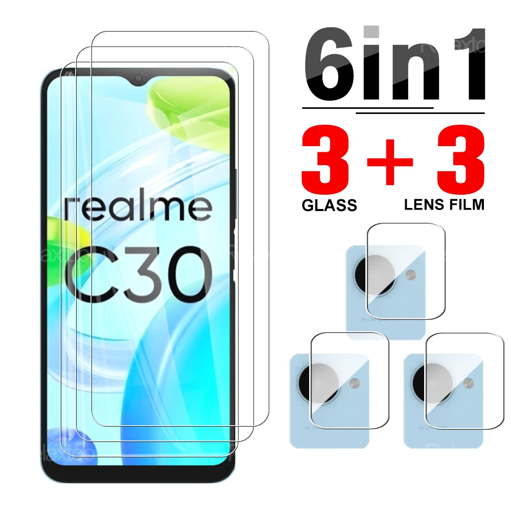 

Полная защита для Oppo Realme C30 C30s C31 C35 C2 C25 C25s C21y C25y C21 C20 C20a C17 C11 2021 C12 C15, 3 шт.