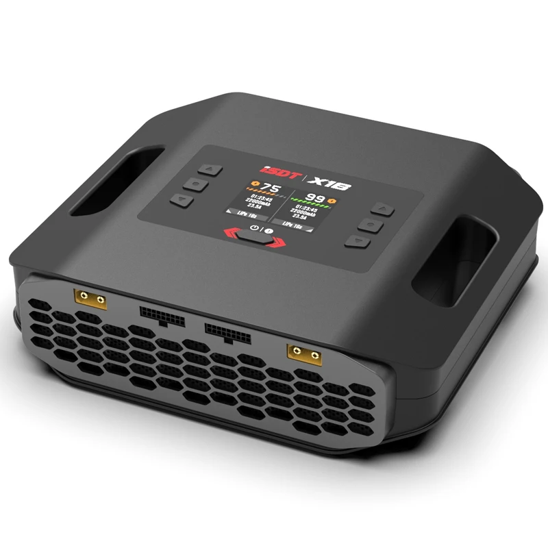 

ISDT X16 2X1100W 2X20A Dual Channel Battery Charger for 2-16S Lipo Battery
