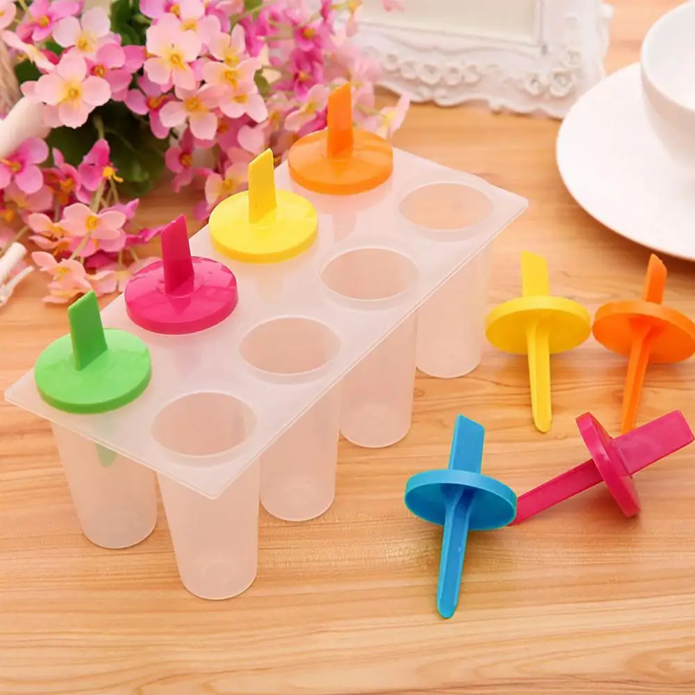 Ice Cream Mold Freezable Ice-lolly Maker Ergonomic Handle Sorbet Mold