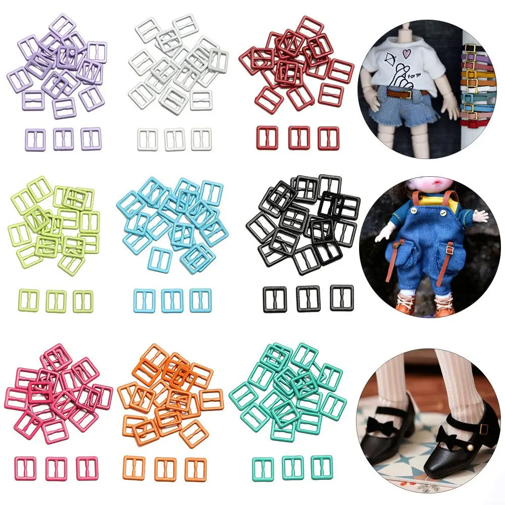 

Quality Mini Ultra-small 11 Colors Stuffed Toys Diy Dolls Buckles Belt Buttons Tri-glide Buckle Doll Bags Accessories