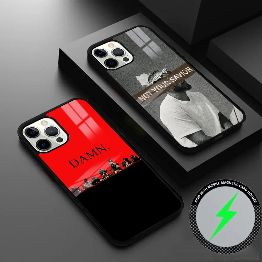 Чехол для телефона K-Kendrick L-Lamar в стиле хип-хоп IPhone 16 15 14 13 12 11 Pro Max Plus Mini Magsafe Mirror