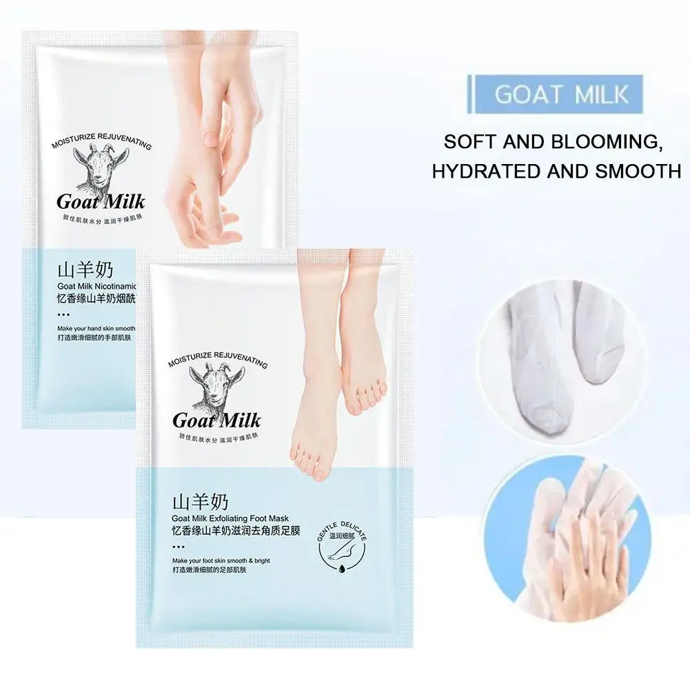 

Exfoliating Foot Mask Moisturizing Whitening Spa Pedicure Foot Skin Heels Peeling Dead Feet Cracked Care Anti Skin Remove D2K8