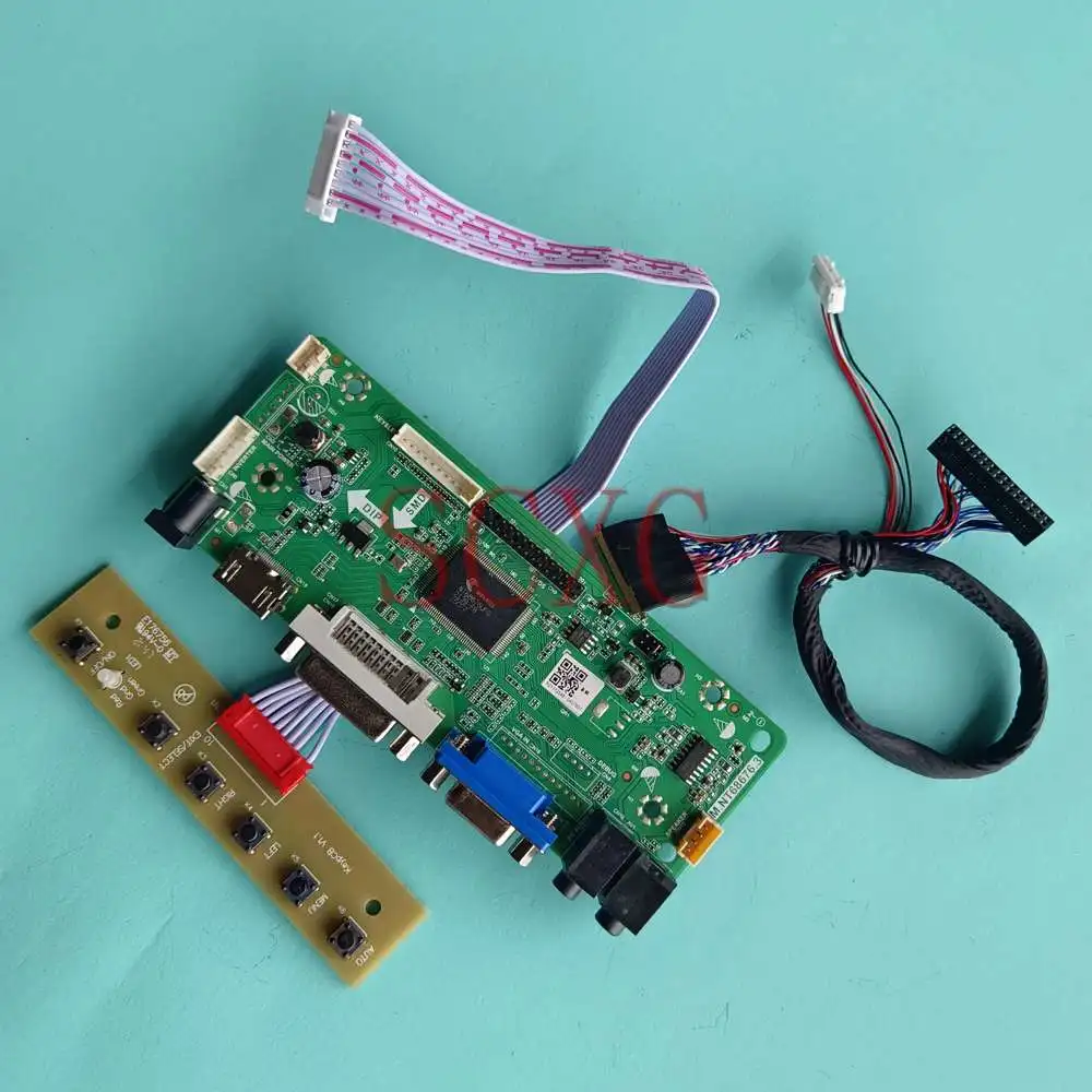 

DIY Kit For N140BGE-L32 Monitor LCD Controller Board Laptops Panel DVI VGA HDMI-Compatible 1366*768 40 Pin LVDS 14" 60Hz