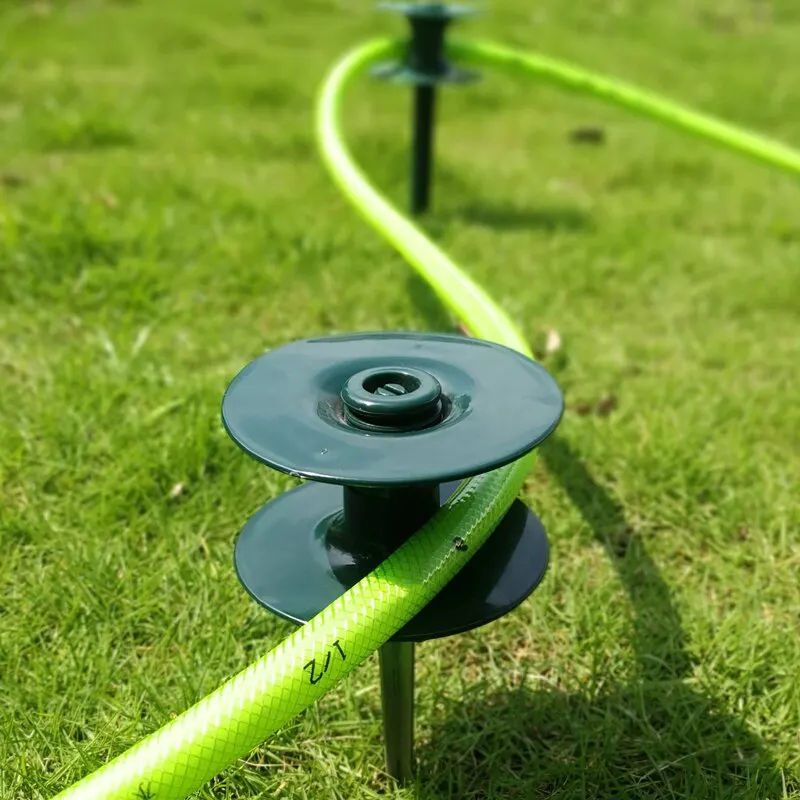 

Garden Tool Water Pipe Guide Wheel Hose Guide Wheels Spin Top Can Turn Smoothly Easy To Control