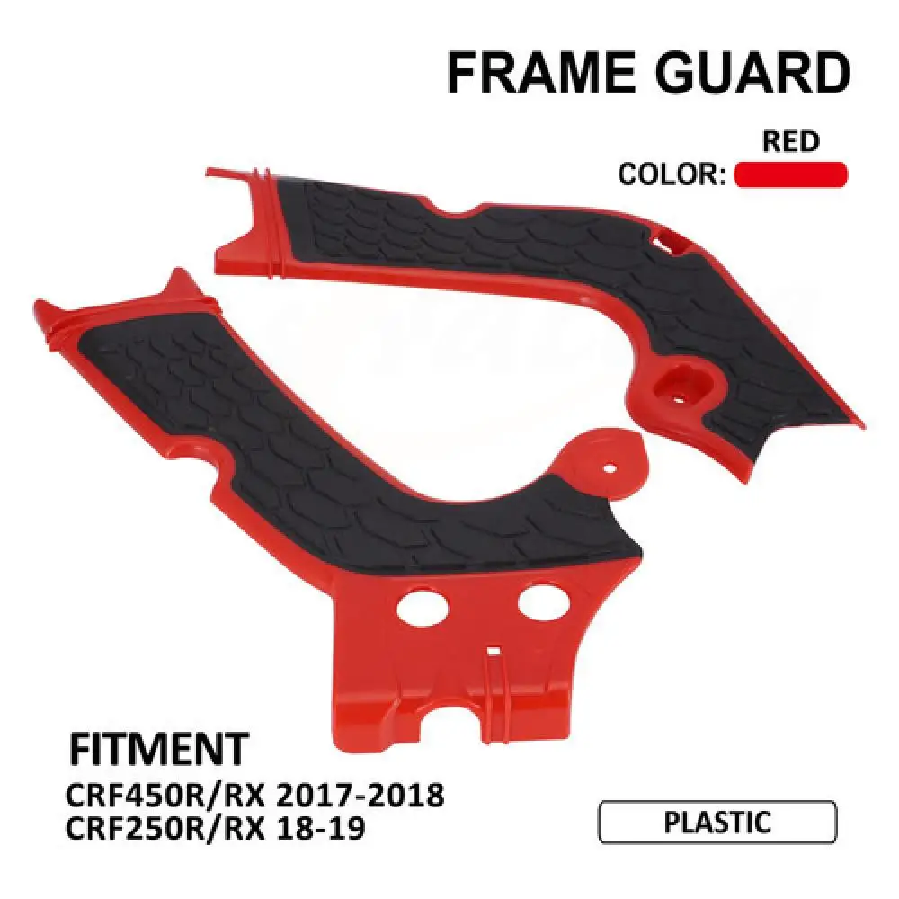 

Motorcycle Frame PP Guard Protection Cover For HONDA CRF250R CRF250RX 2018-2019 CRF450R CRF450RX 2017-2018 CRF 250R 450R 250RX