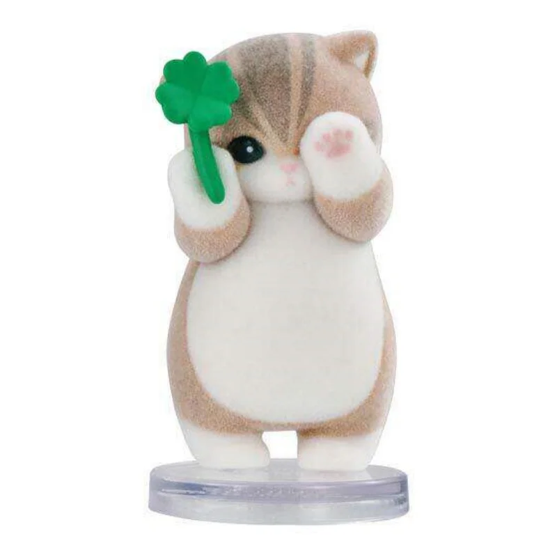 Фото Коллекционная фигурка кошки Mofusand Narabundesu (серия 3) из серии Gashapon, флокированная, высотой около 4,5 см, настольное украшение для взрослых коллекционеров №4