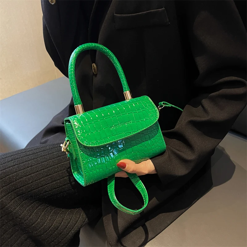 

Brand Designer Mini PU Leather Crossbody Bags for Women 2023 Simple Fashion Shoulder Tote Lady Luxury Handbags and Purses