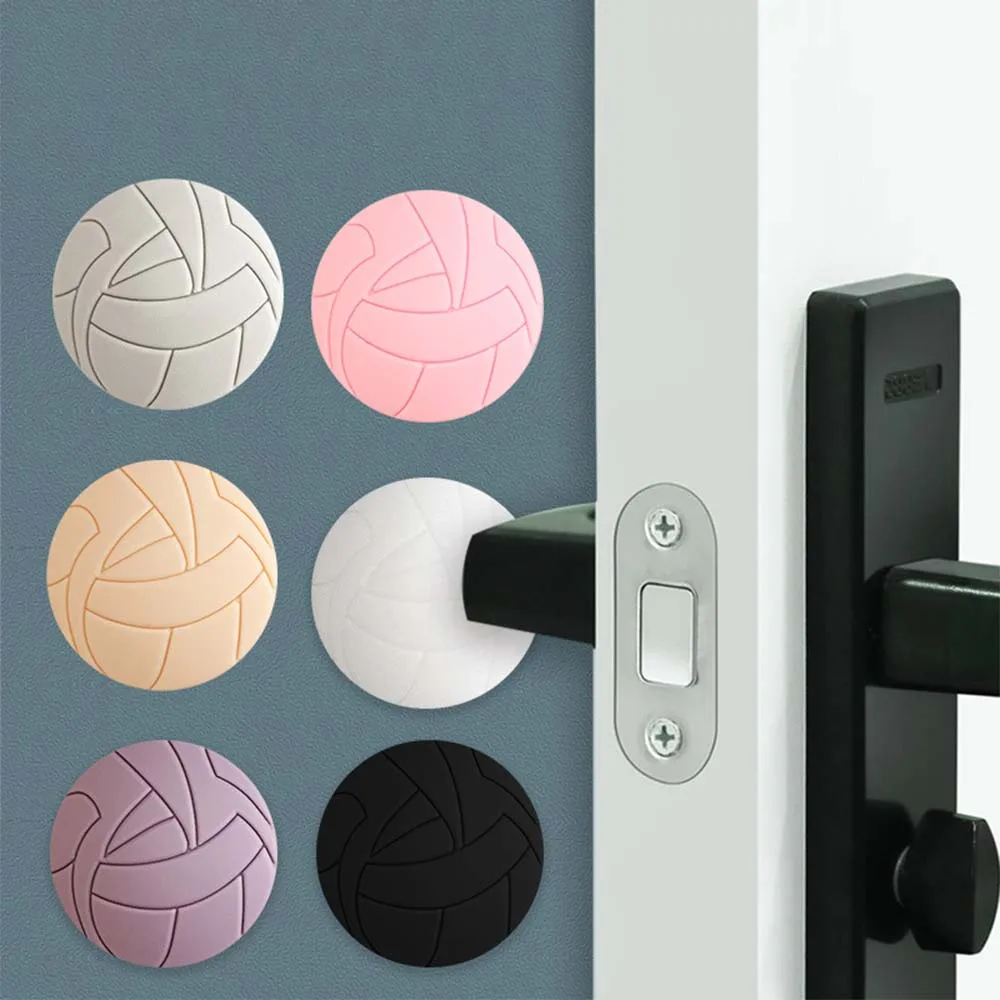 

Door Suction Anti-collision Non-punching Door Stopper New Door Handle Silicone Door Suction Toilet Door Anti-collision Mat Door