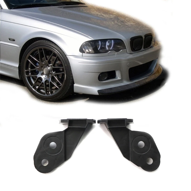 

Car Front Bumper Bracket Retainer Support For 3 Series E46 323i 1999-2000 328Ci 2000 51118195296 51118195295 D7YA