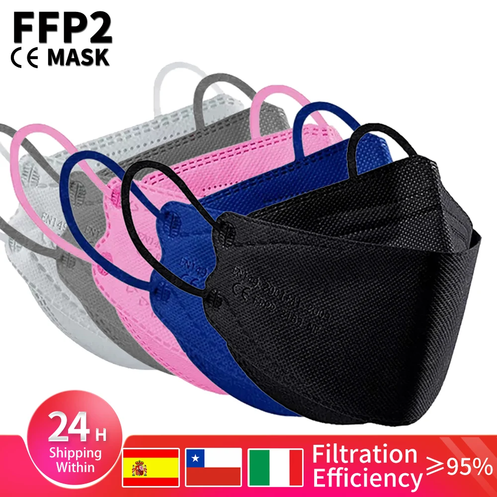 Испанская маска для взрослых рыб KN95 FFP2 одобренные FPP2 маски респиратор от пыли