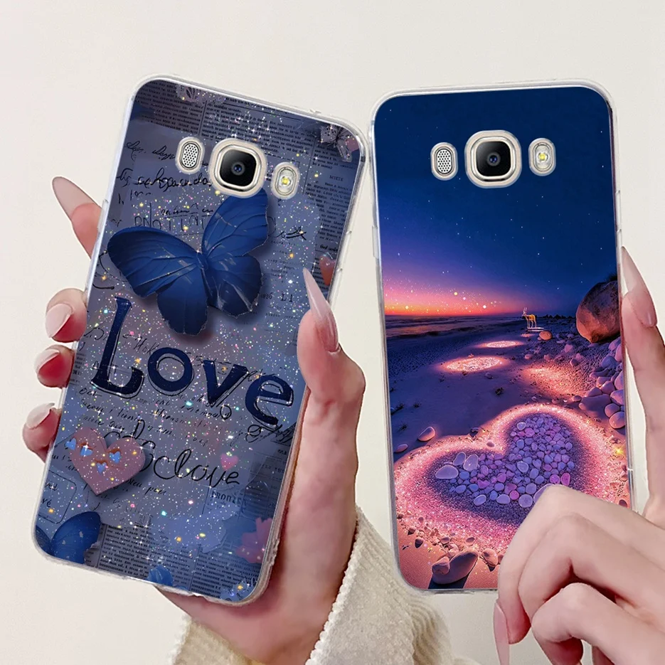 Фото Чехол для Samsung Galaxy J3 J5 J7 2016, новый модный окрашенный чехол, мягкий тонкий чехол для телефона Samsung J320F J510F J710F Fundas Bumper №5