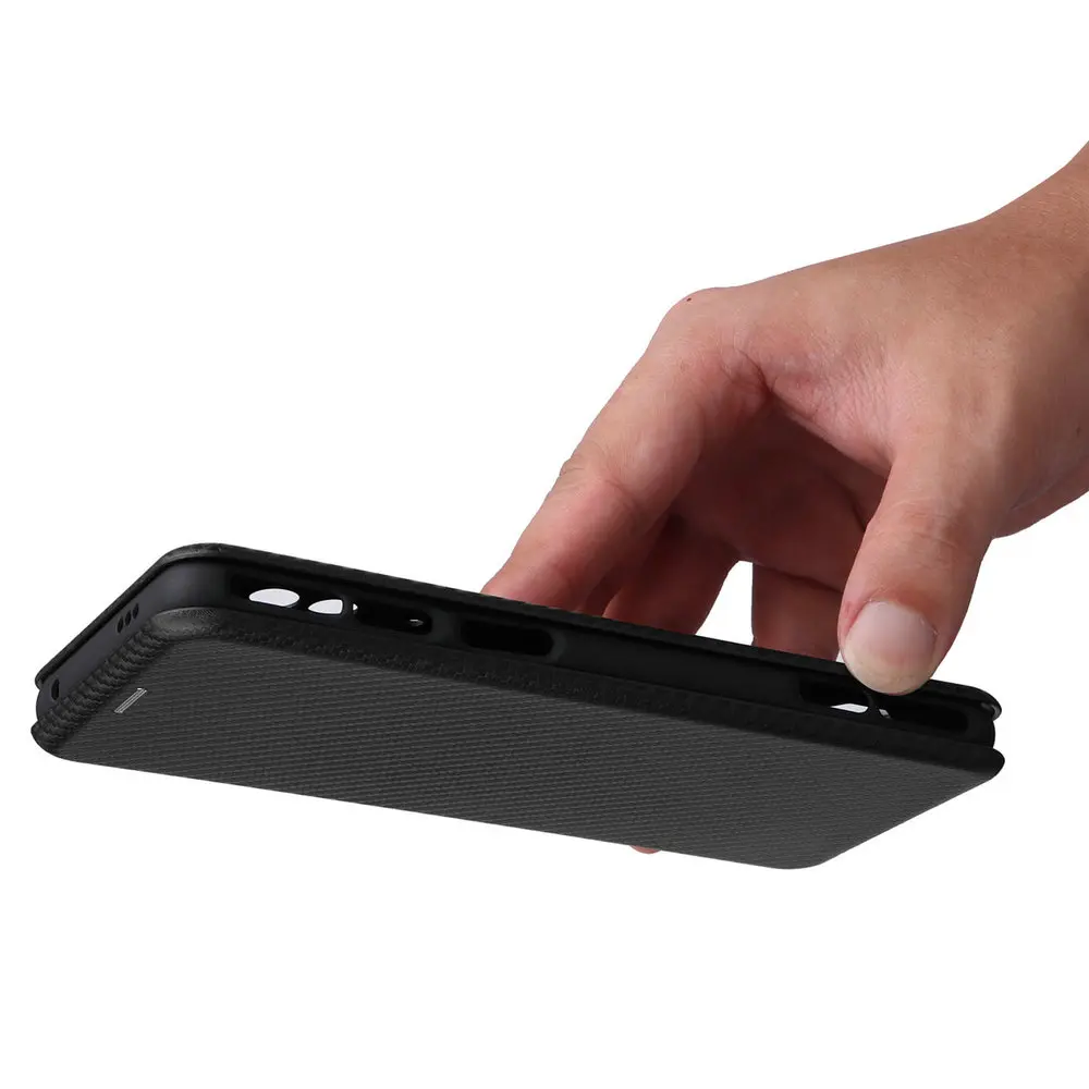 Флип-чехол для OPPO A78 4G CPH2565 6 43 дюйма искусственная кожа из углеродного волокна