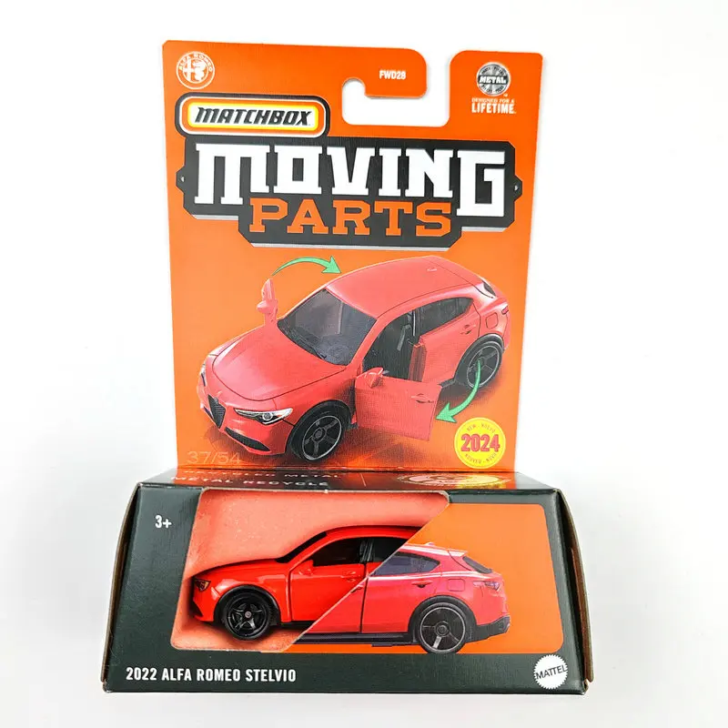 Фото Коллекционная модель автомобиля Matchbox с подвижными деталями, 2024 FWD28, с открывающимися дверями, Nissan, Ford, Porsche, Tesla, BMW, для мальчиков №2