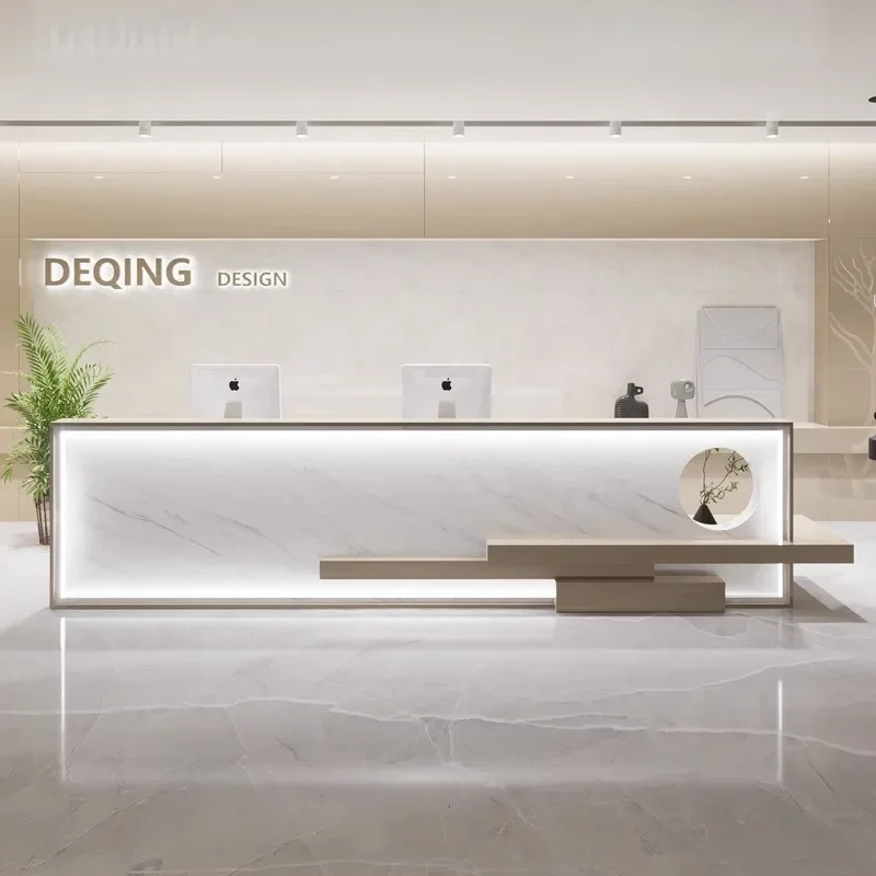 Коммерческая мебель простая компания Hyundai модный письменный стол с рисунком