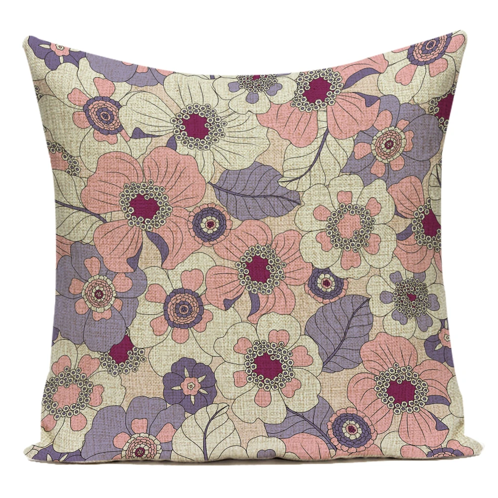 

Multicolor Velvet Cushions Covers 18 Inches Leaves Plant Flower Durable Comfortable Moroccan Home Decorative Throw Pillows E2038