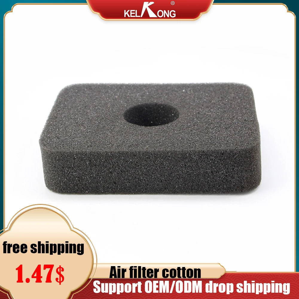 

KELKONG 1 Pc Air Filter Sponge for HONDA 17211-ZE1-000 17211-ZE8-000 GX120 GX160 GX200 WA20 WB20 WB30 D50 Engine Chainsaw