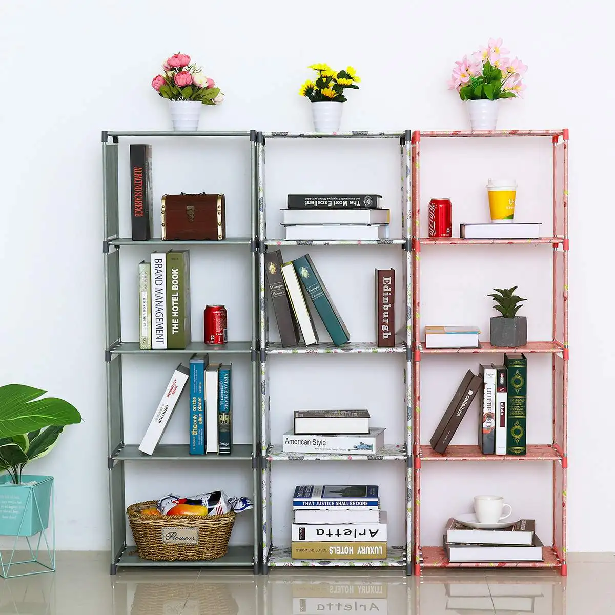 Furniture Bookshelf Stand Storage Display Organizer Non-wove
