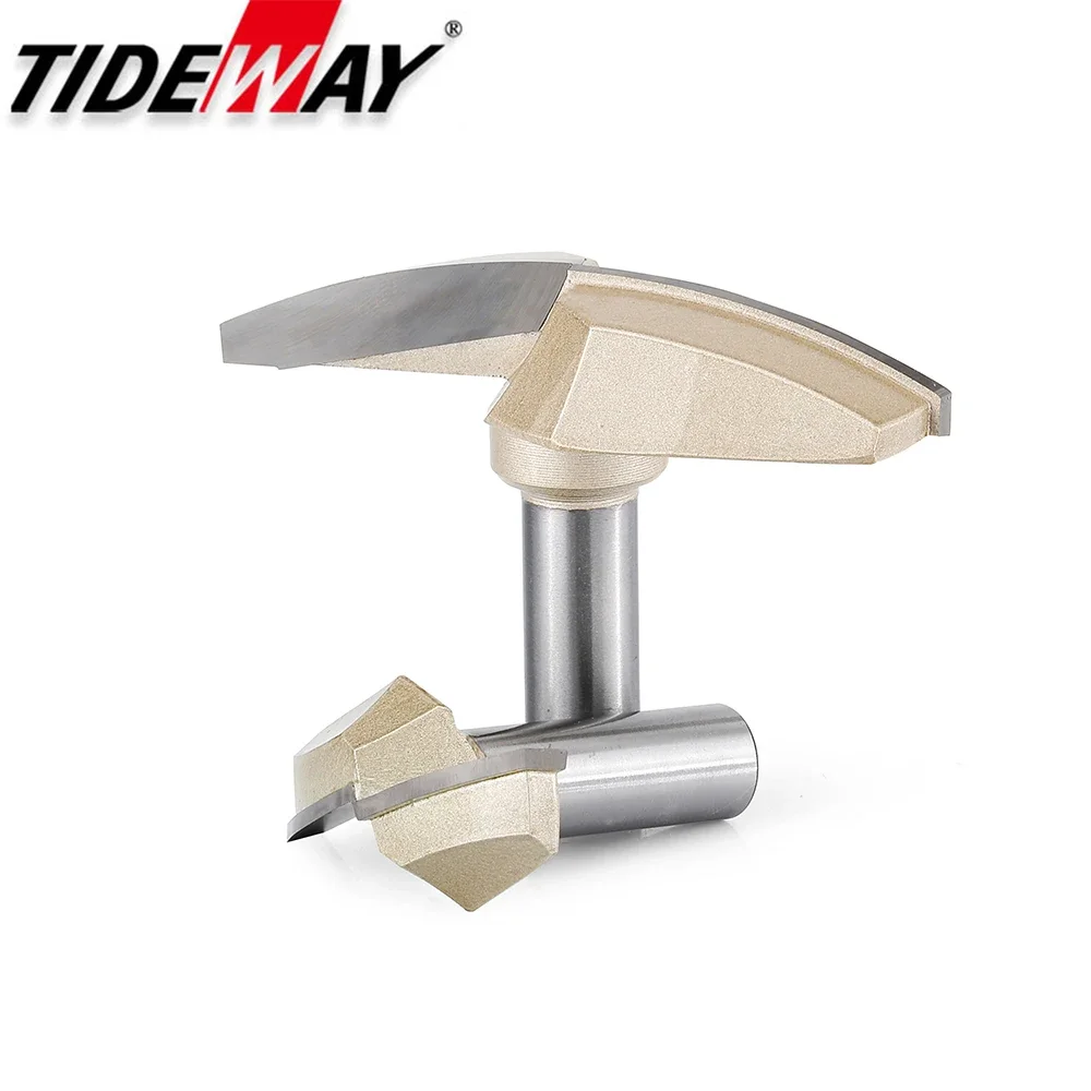 Фото Фреза Tideway Classic Plunge Bit для ЧПУ, твердосплавная концевая фреза для деревообработки, горизонтальная фреза для корончатой резьбы, фрезы для фрезерования по дереву №3