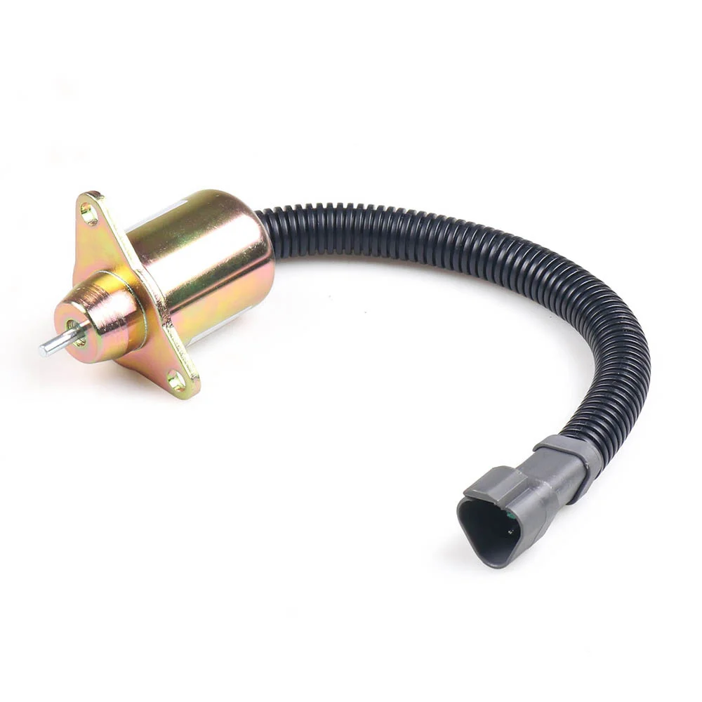 Lodenqc DC12V Fuel Shut Off Solenoid 1503ES-12S5SUC11S for Yanmar Engine Thermo King TK41-6383 SA-4920-12