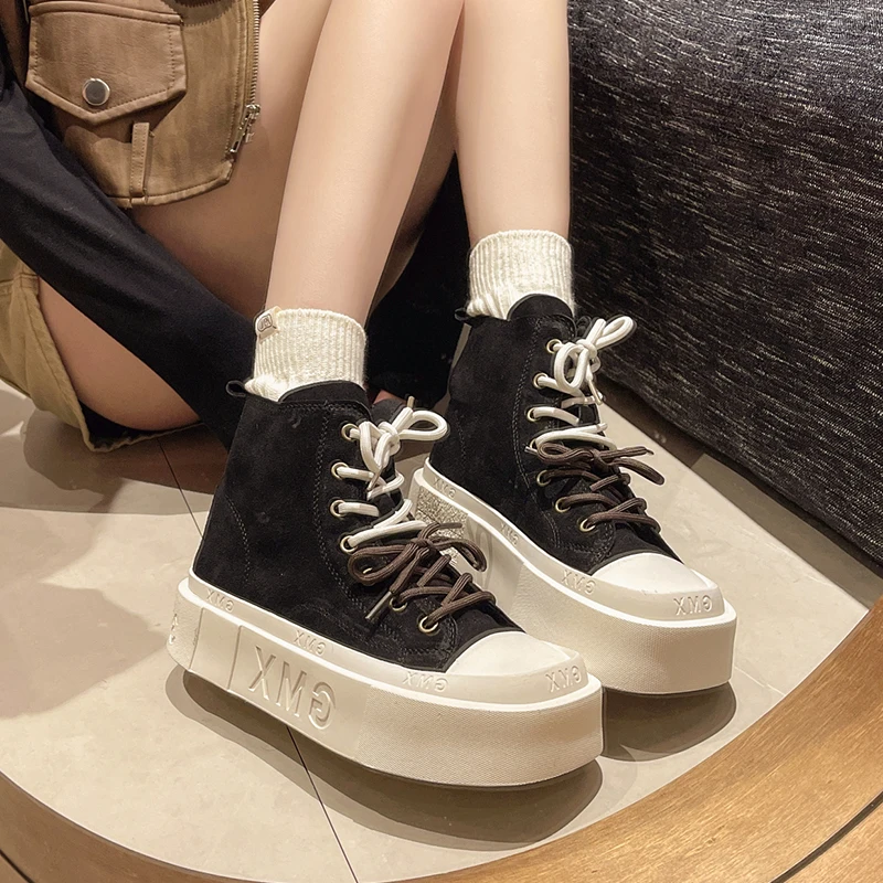 Повседневная женская обувь осенние универсальные сабо Modis на платформе осень