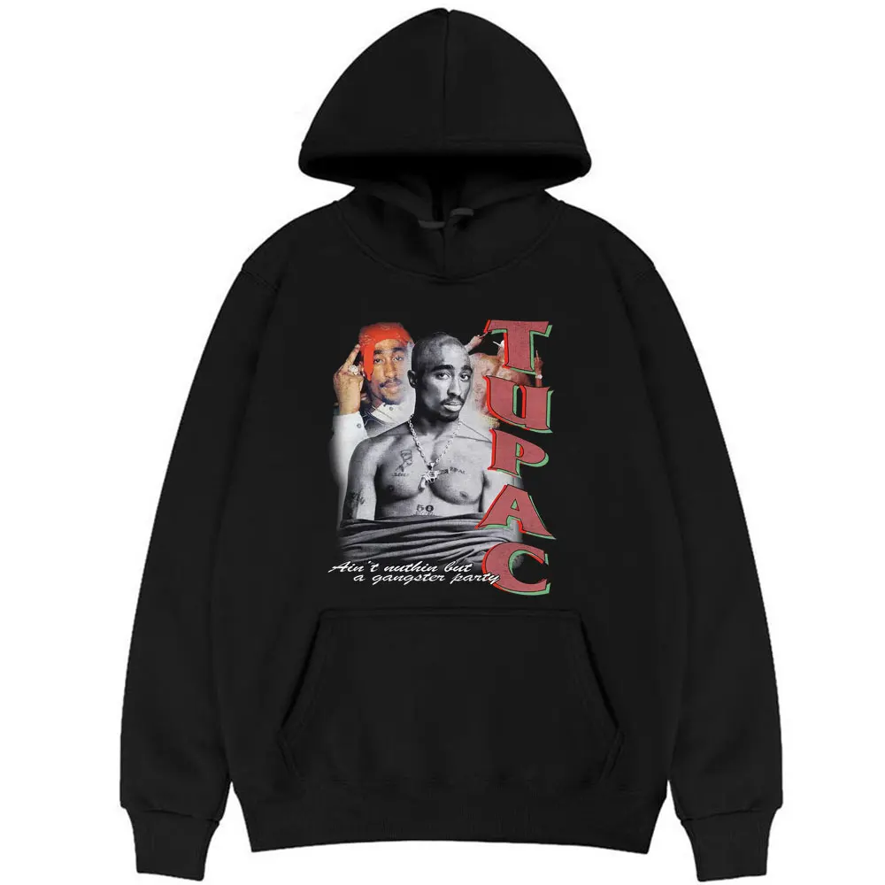 

Великолепная Толстовка в стиле рэпера Tupac 2pac, мужской качественный хлопковый пуловер с капюшоном, модные толстовки для мужчин и женщин, модн...