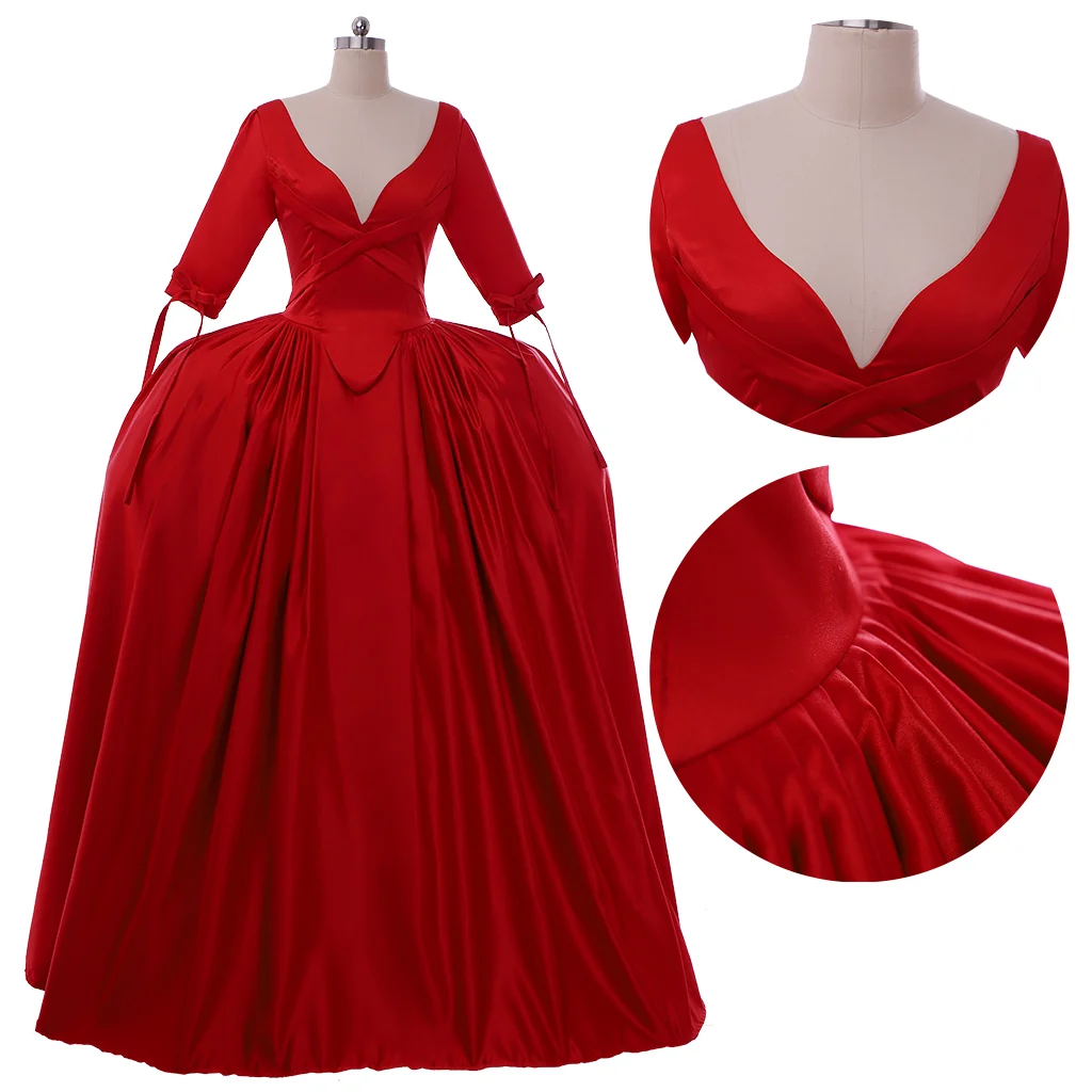 Outlander Косплей 18-го века Средневековое платье в стиле рококо Барокко Маскарадные