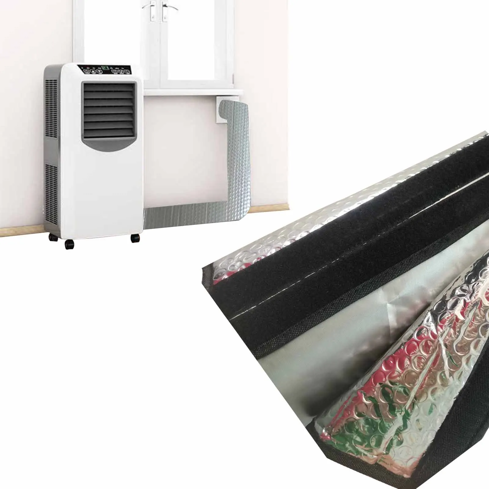 Крышка для трубы кондиционера теплоизолированная портативная втулка шланга