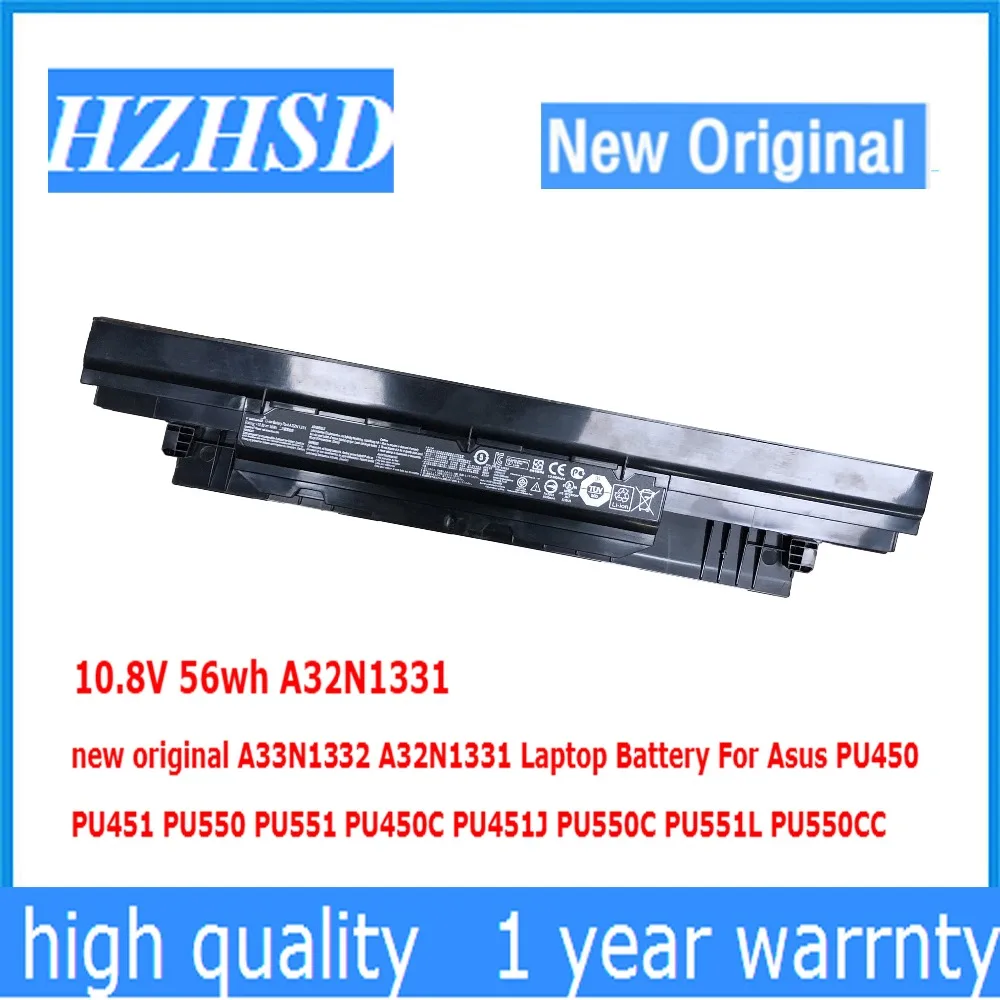 10,8 V 56wh A32N1331 новый оригинальный A33N1332 Аккумулятор для ноутбука Asus PU450 PU451 PU550 PU551 PU450C PU451J PU550C PU551L PU550CC