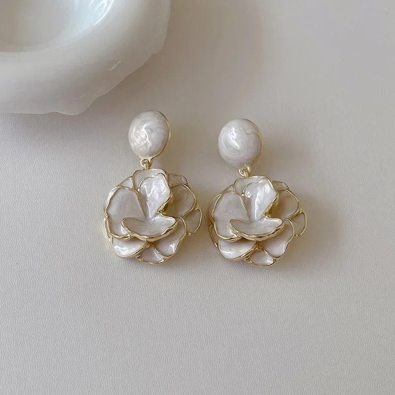 Женские серьги-гвоздики Draweye изысканные Винтажные серьги в Корейском стиле