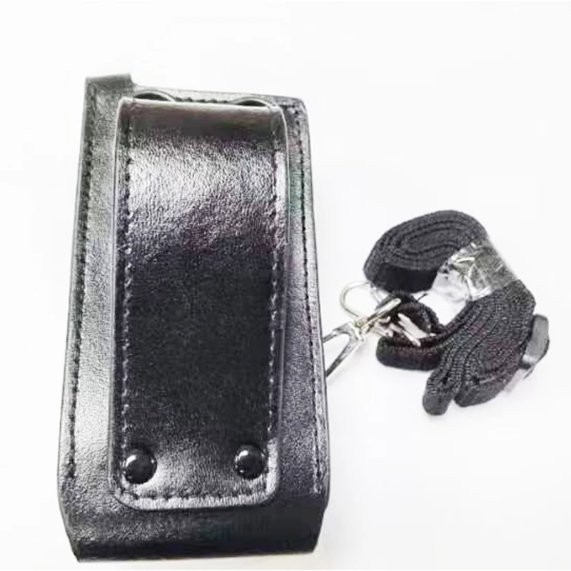 Leather Protective Sleeve Bag Hard Holster Case for Motorola XiR P8668 P8660i GP338 DGP8550 DP4800e XPR7500e DGP8550e Radio