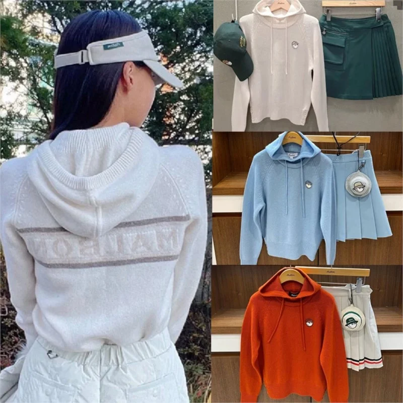 

【 Pre sale 】Women's Golf Knitted Loungewear Hoodie Sweater