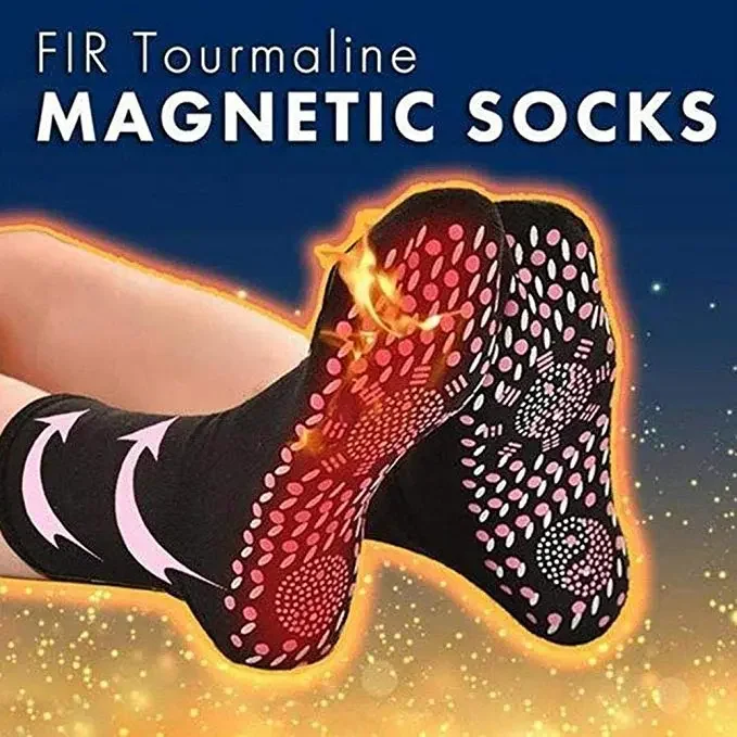 

Турмалиновые Медицинские носки, Самонагревающиеся магнитные теплые носки для похудения с подогревом, термотерапевтические носки для массажа ног, носки 1/2/3/5 пар