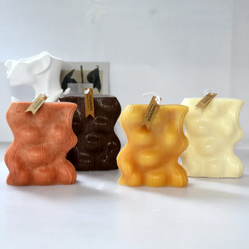 Силиконовая форма для создания голеной свечи в подарок