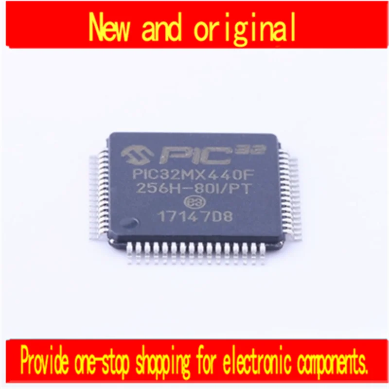 

1pcs/Lot 100% New and Original PIC32MX440F256H-80I/PT PIC32MX440F256H-80I PIC32MX440F256H TQFP-64 Chipset