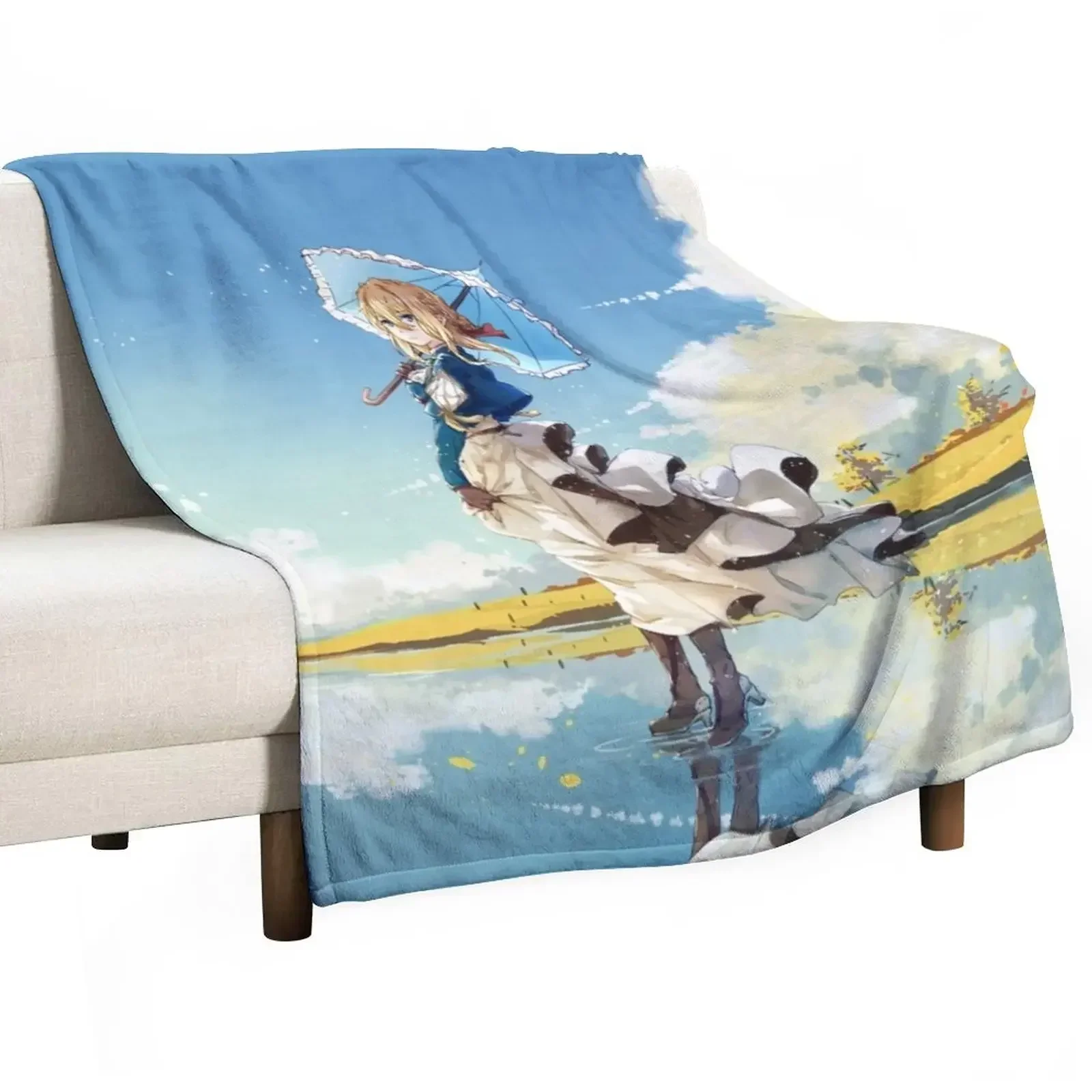 Одеяло Violet Evergarden 3 милые одеяла для постельного белья
