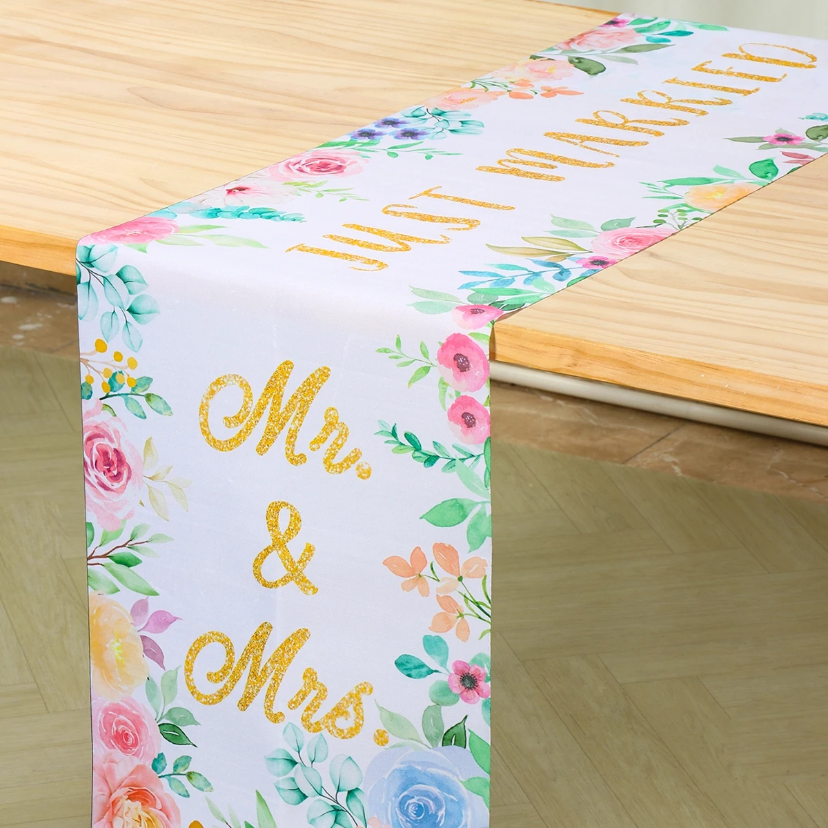 Настольная дорожка с цветами для свадебного декора деревенский декор вечеринки