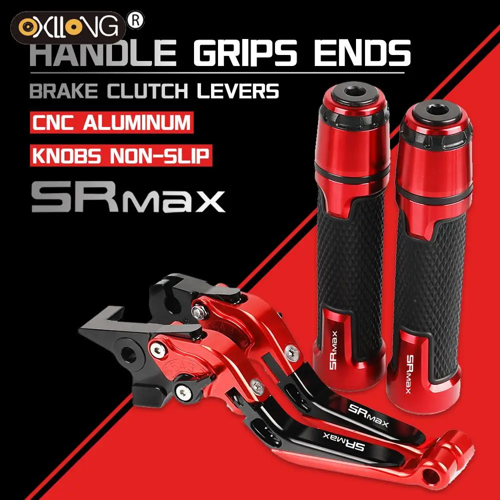 

SRMAX 125 SR MAX 125 CNC Brake Clutch Levers Handlebar knobs Handle Hand Grip Ends FOR APRILIA SRMAX125 2011 2012 2013 2014 2015