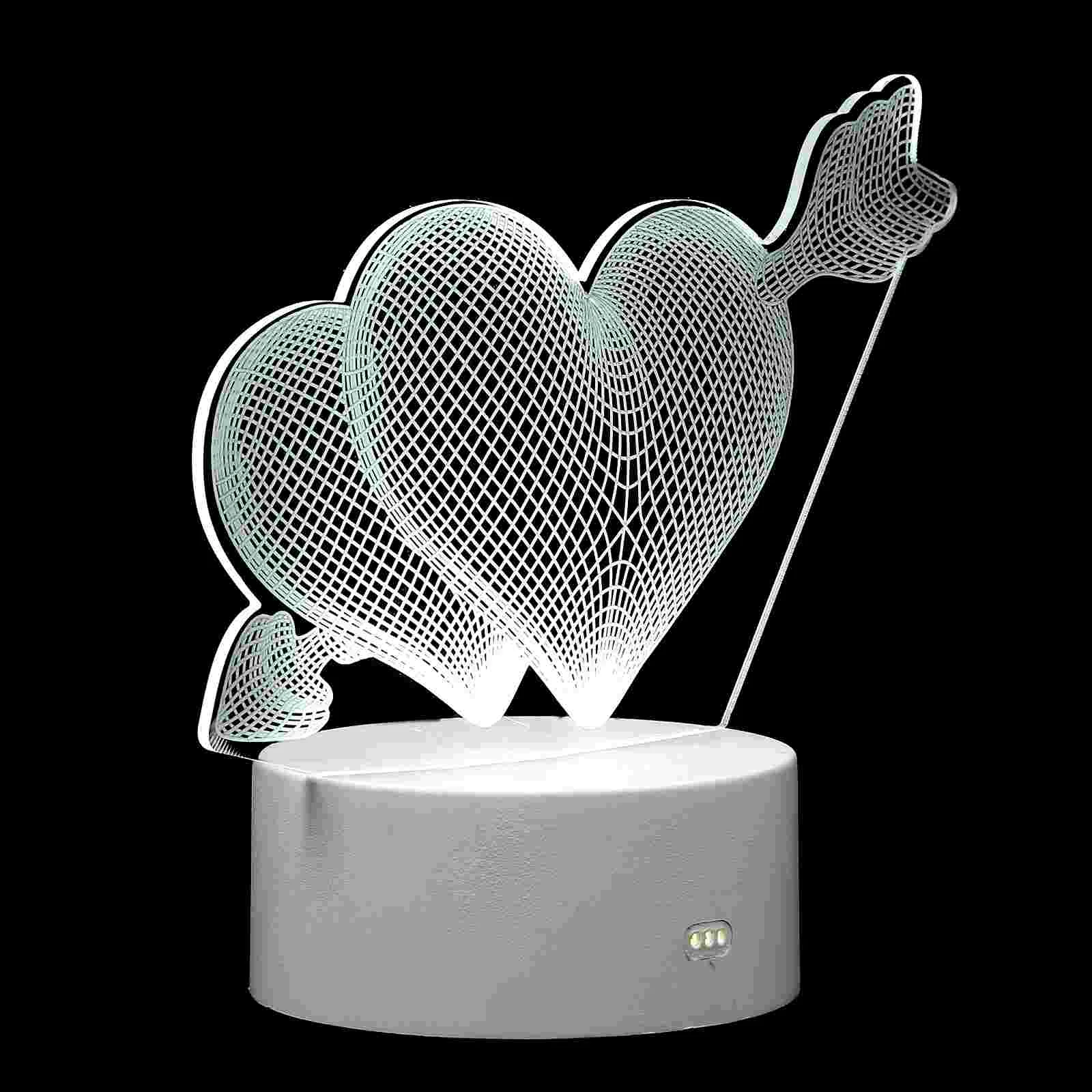 

1 комплект 3D визуальной лампы для ночного освещения