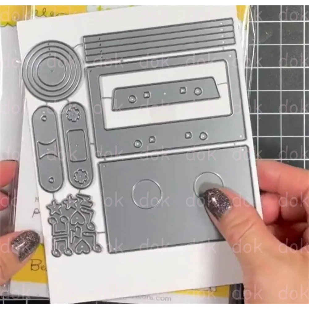 

Music Machine Metal Craft Cutting Dies For DIY Scrapbooking Paper Diary Decoration Manual Handmade For 2023 Embossing New