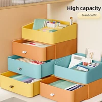 colorful organizer boxs maternal child grade plastic home office drawer type desktop storage box makeup organizers