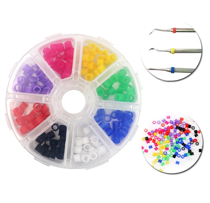 160 шт. силиконовые кольца для всех стоматологических инструментов