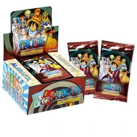 one piece collection card luffy sanji nami paper games children anime peripheral character for kids gift playing card toy