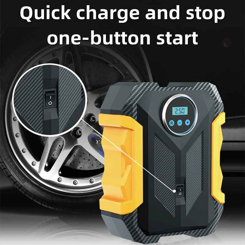 

Carsun Digital Tire Inflator Car Portable Air Compressor Pump 150 PSI Car Air Pump With LED Lamp For Car Bicycles Motorcycles
