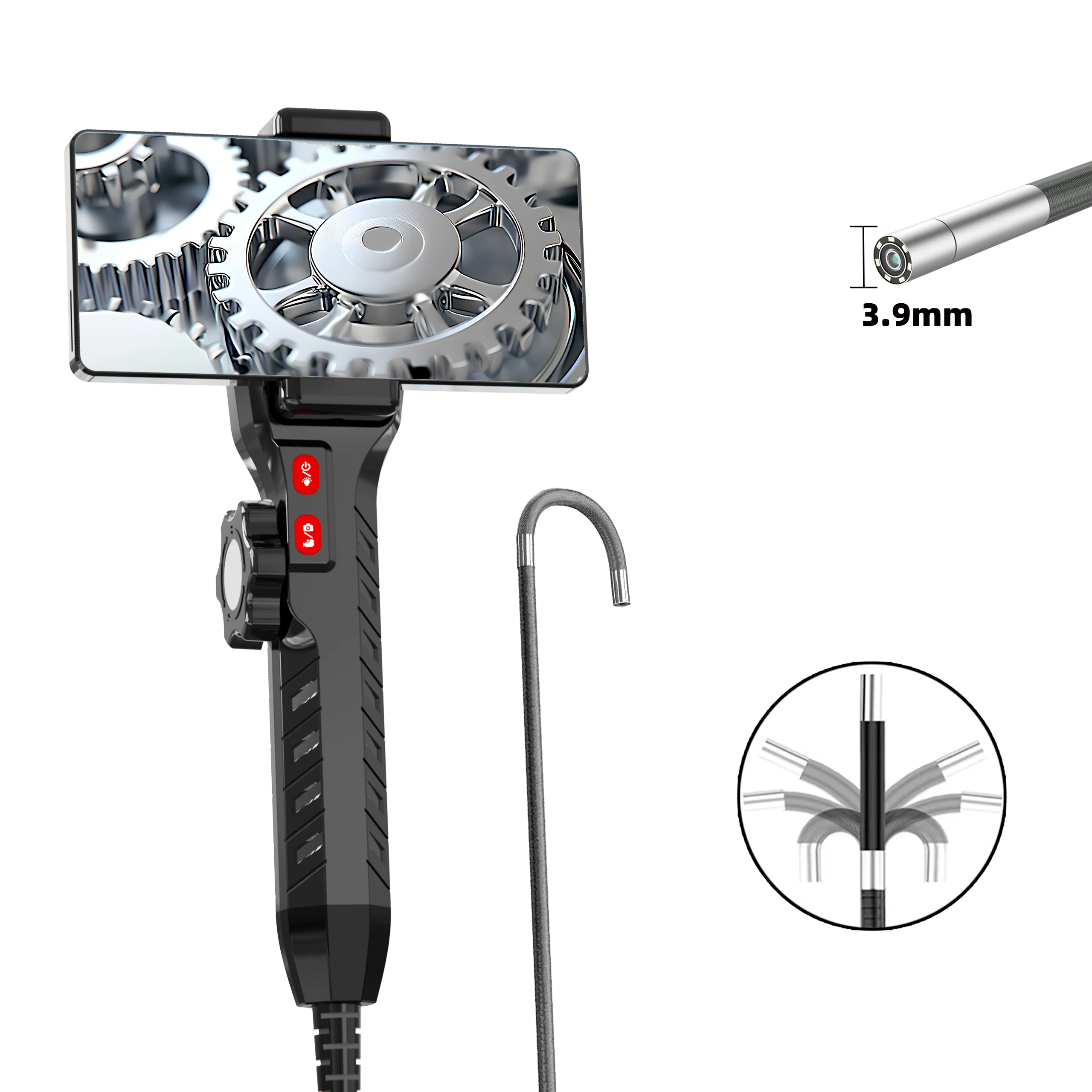 

LAFOCH HD промышленный эндоскоп 2-ходовой