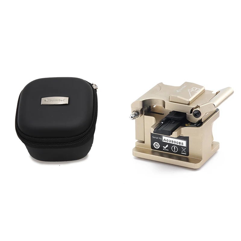 Metal Body Tumtec A9 High Precision Fiber Cleaver 3 in 1 holder fiber cutting knife Tool 48000 times Lifetime warranty