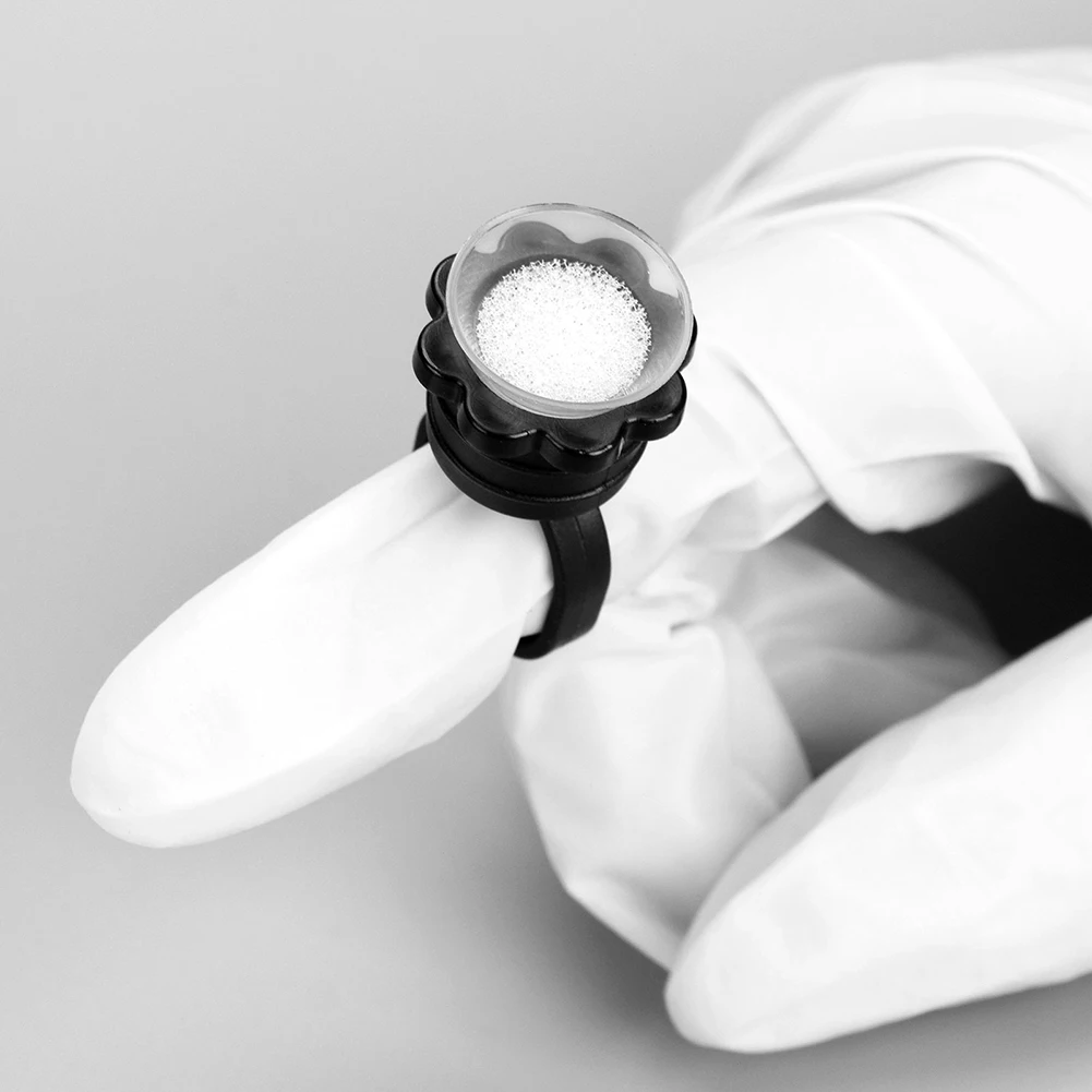 

50 шт. одноразовые тату-чернила, кольцевые чашки с губкой, микроблейдинг, пигментный стакан, держатель чернил для перманентного макияжа, прин...