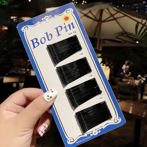 4-7 см, женские заколки для волос высокого качества, заколки для волос, заколки для волос, прямые заколки с волнами, аксессуары для волос для девочек, новый черный