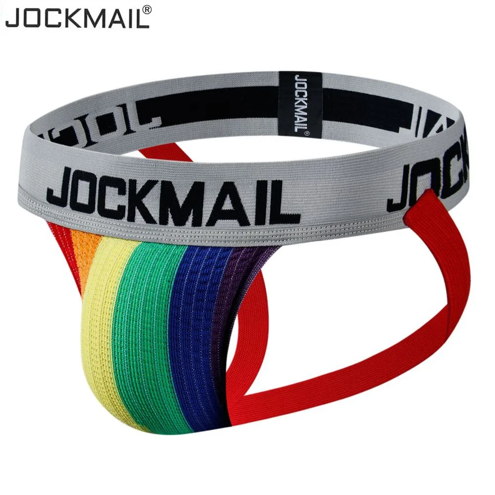 JOCKMAIL Мужское нижнее белье для больших кукол трикотажные радужные танга