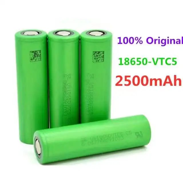 

3.7V Volt Rechargeable US18650 VTC5 2500mAh VTC5 18650 Battery Replacement 3.7V 2500mAh 18650 Batteries