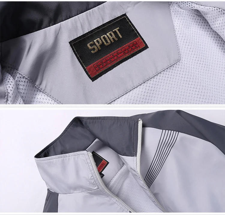 Мужской спортивный костюм для бега и спортзала повседневный комплект из двух